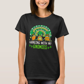 Met mijn Gnomies Green Pset Gnomen St Patr T-shirt