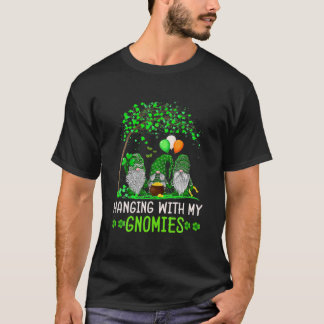 Met mijn Gnomies Green Pset Gnomen St Patr T-shirt