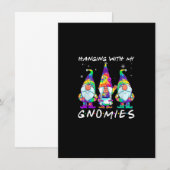 Met mijn Gnomies Hippie Gnomes vriend Chris Kaart (Voorkant / Achterkant)