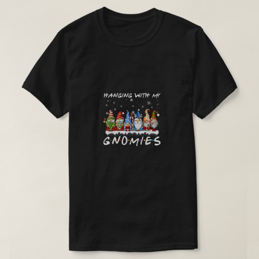 Met mijn Gnomies kerstpyjama familie G T-shirt (Design voorkant)