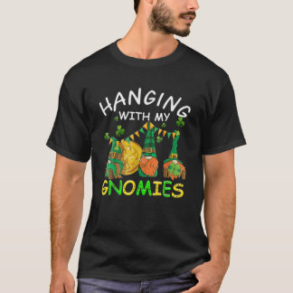 Met mijn Gnomies St Patrick's Day Gnome Sha T-shirt