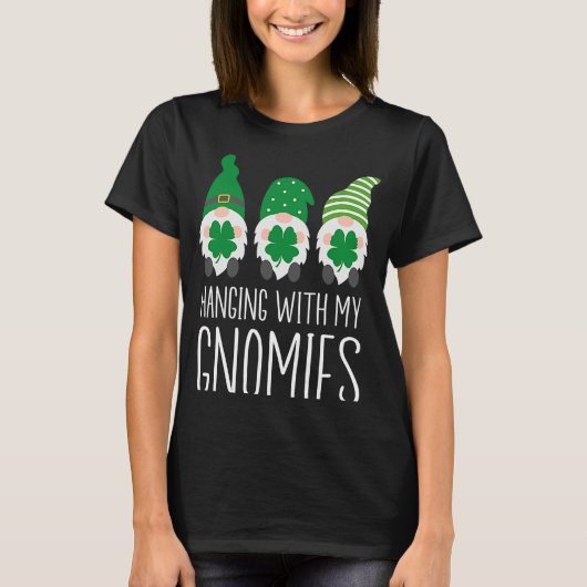 Met mijn Gnomies St Patrick's Day T-shirt (Voorkant)