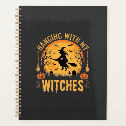 Met Mijn Heksen Halloween-ontwerp (2) Planner (Voorkant)