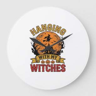 Met mijn heksen Halloween Vintage T-shirt De Grote Klok