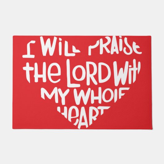 Met mijn hele hart deurmat (Voorkant)