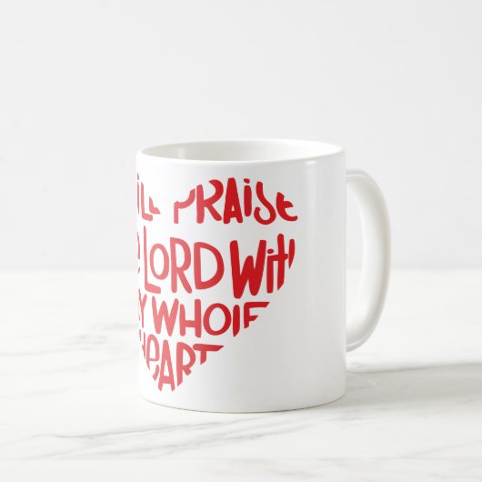 Met mijn hele hart koffiemok (Voorkant rechts)