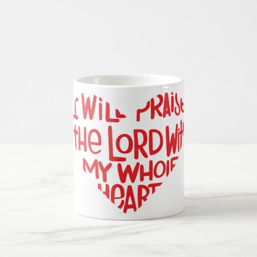 Met mijn hele hart koffiemok (Center)