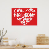 Met mijn hele hart poster (Keuken)