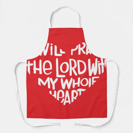 Met mijn hele hart schort (Voorkant)