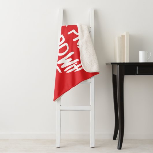 Met mijn hele hart sherpa deken (In situ)