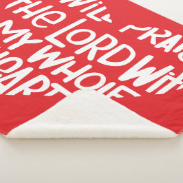 Met mijn hele hart sherpa deken