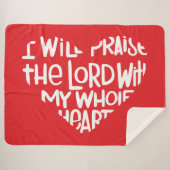 Met mijn hele hart sherpa deken (Voorkant (horizontaal))