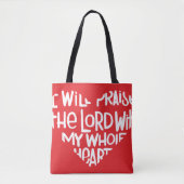 Met mijn hele hart tote bag (Voorkant)