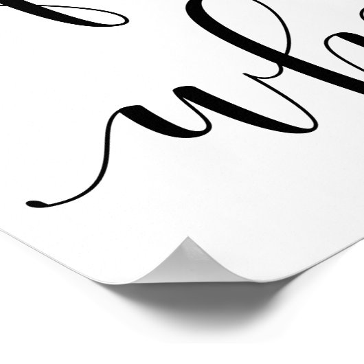 Met mijn hele hart voor mijn hele leven bruiloft poster (Hoek)