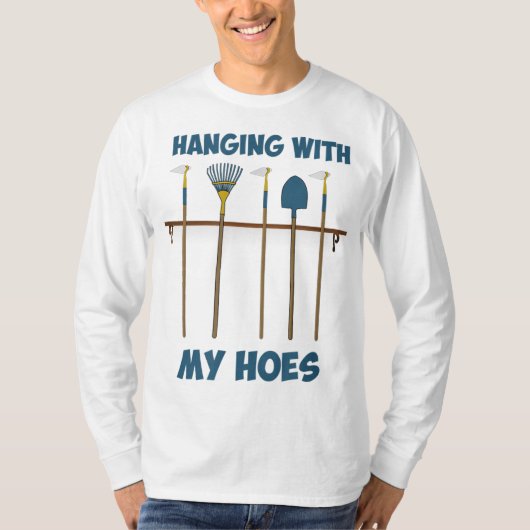 Met mijn hoes, grappige tuinboer t-shirt (Voorkant)