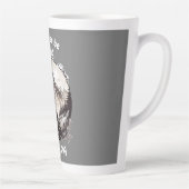 Met mijn hond wandelen latte mok (Rechts)