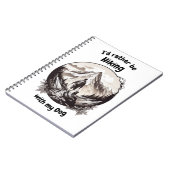 Met mijn hond wandelen notitieboek (Linkerzijde)