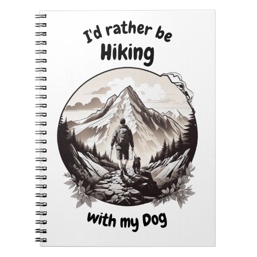 Met mijn hond wandelen notitieboek (Voorkant)