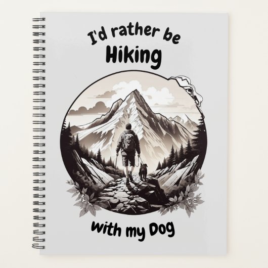 Met mijn hond wandelen planner (Voorkant)