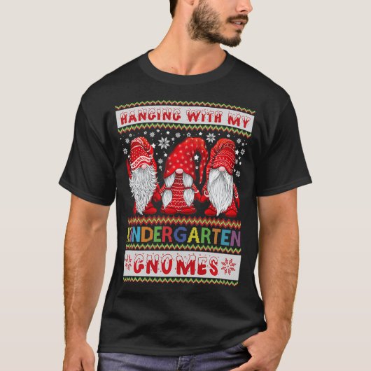 Met mijn kleutergnomen spelen t-shirt (Voorkant)