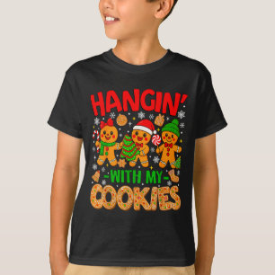 Met mijn koekjes gemberbrood Kerstmannen W T-shirt