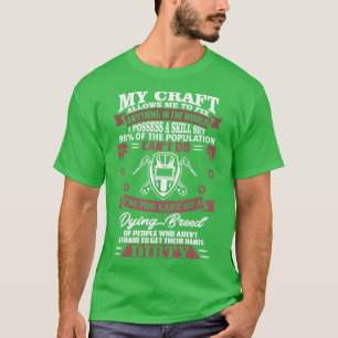 Met mijn kraft kan ik lassenlassen voor de voeten t-shirt