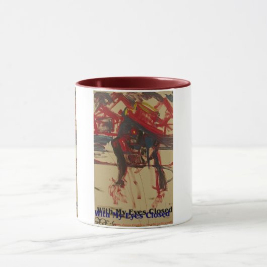 met mijn ogen gesloten mok (Midden)