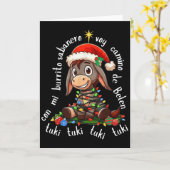 Met Mijn Sabanero Ezel Mexicaans Tuki Tuki Latijns Kaart (Gele Bloem)