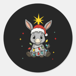 Met Mijn Sabanero Ezel Mexicaans Tuki Tuki Latijns Ronde Sticker