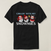 Met mijn sneeuwpoppen 5 t-shirt (Design voorkant)