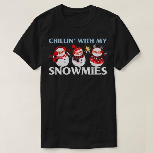 Met mijn sneeuwpoppen 5 t-shirt (Design voorkant)