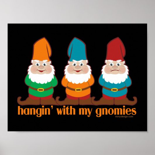 Met mijn tuinkabouters poster (Voorkant)