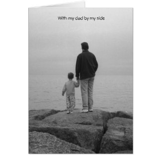 Met mijn vader aan mijn kant