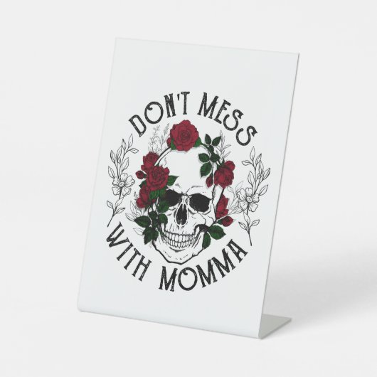 Met MoMA Wedding Romantisch Reclamebord Met Voetstuk (Voorkant)