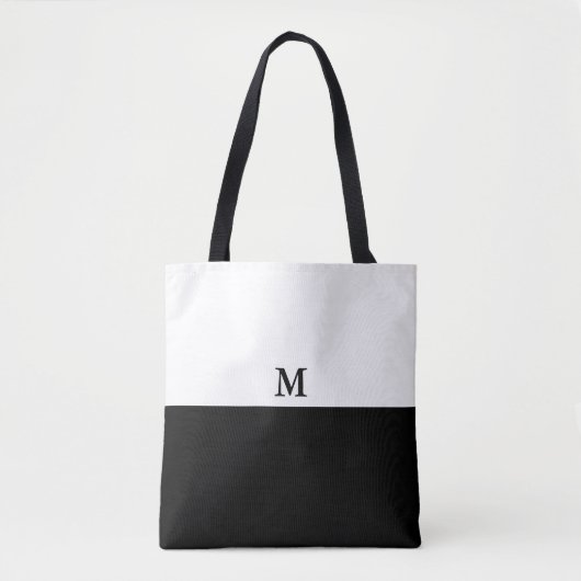 met monogram | chique Canvas tas (Voorkant)