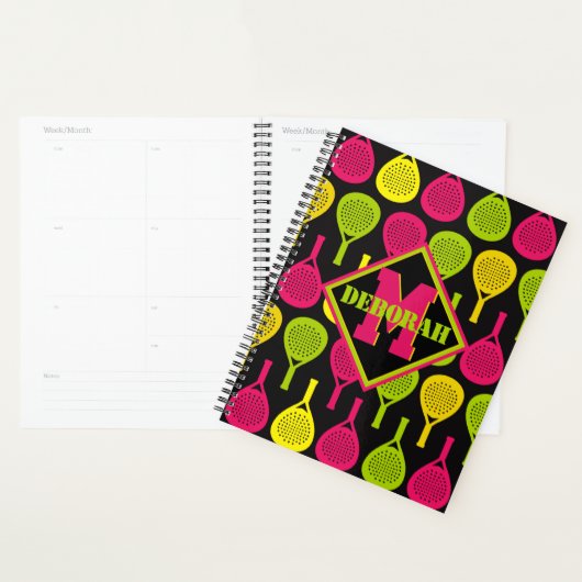 Met monogram padel Neon Rally Planner (Display)