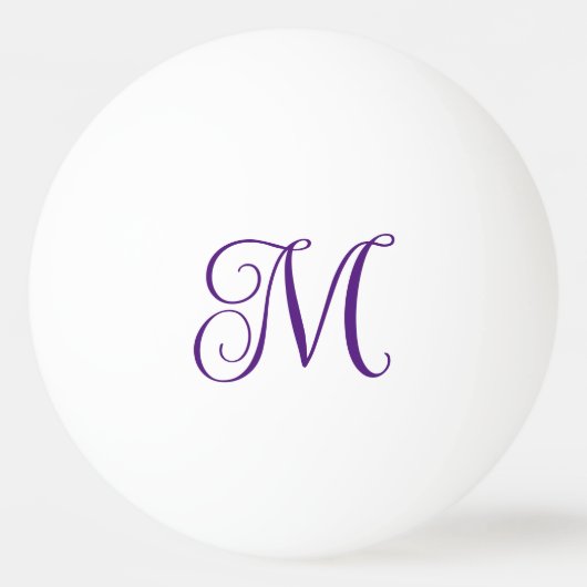 Met monogram  pingpongbal (Voorkant)
