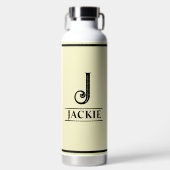 Met monogram waterfles (Voorkant)