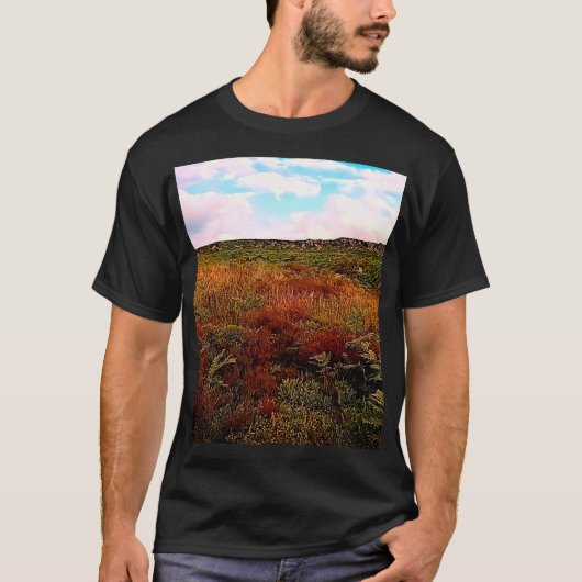 Met mos bedekte natuur t-shirt (Voorkant)