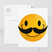 met Mustache Briefkaart (Voorkant / Achterkant)