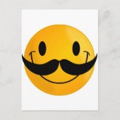 met Mustache Briefkaart (Voorkant)