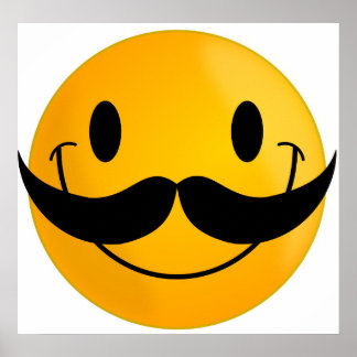 met Mustache Poster