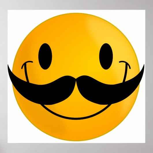 met Mustache Poster (Voorkant)