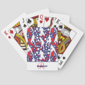 Met naam All star pickleball [USA] patroon Pokerkaarten (Achterkant)