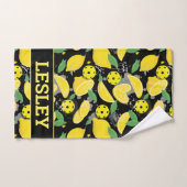 🍋 met naam 🍋 citroenpekelbal handdoek (Handdoek)