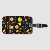 Met naam Dinks en 🍾 🥂 drinken - pickleball Lugga Bagagelabel (Voorkant (horizontaal))