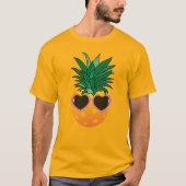 Met naam 🤩 pickleball-ananas t-shirt (Voorkant)