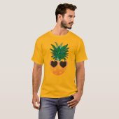 Met naam 🤩 pickleball-ananas t-shirt (Voorkant volledig)