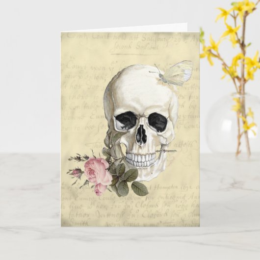 Met nam tussen mijn tanden toe kaart (Gele Bloem)