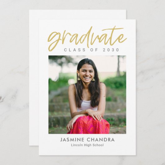 Met name de optie Bewerkbare kleuren Afstuderen be Kaart (Voorkant / Achterkant)